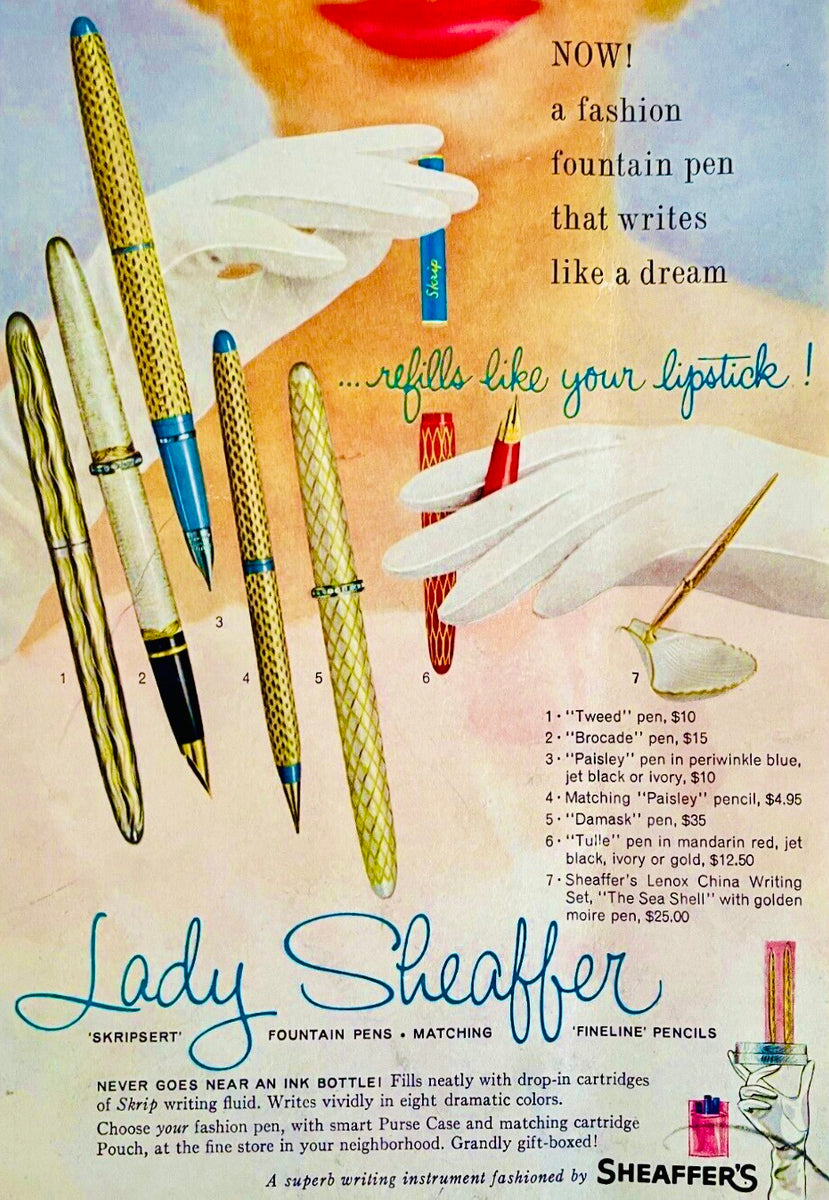 Vintage Fountain Pens: Lady Sheaffer Skripsert and Sheaffer