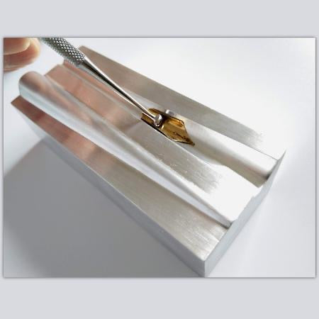 Large Heavy STEEL Nib Repair, Burnishing and knockout Block Kit