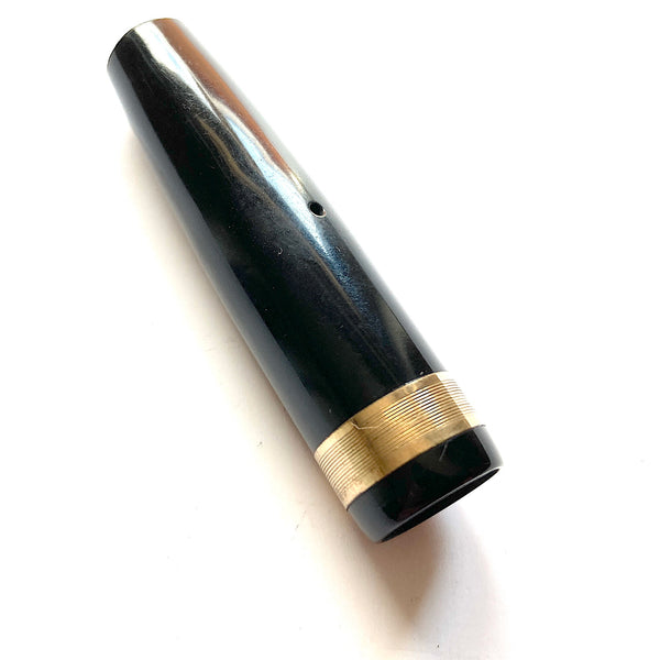 Parker Vacumatic BLACK OPAQUE CAP STACKED COIN Cap Band Standard Size USA