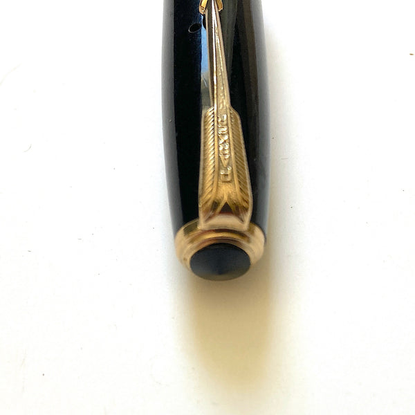 Parker Vacumatic BLACK OPAQUE CAP TWIN BAND Cap Band STANDARD Size USA