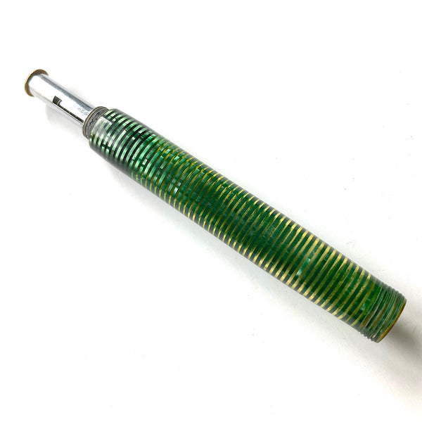 Parker Vacumatic EMERALD PEARL Barrel and LOCKDOWN PUMP SLENDER USA