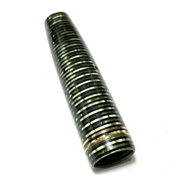 Parker Vacumatic EMERALD PEARL Cap TWIN BAND STANDARD Size