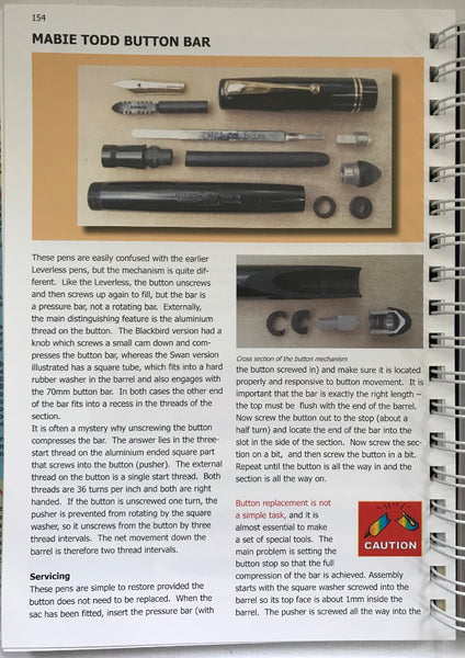 Pen Repair Book 4th Edition. Marshall and Oldfield