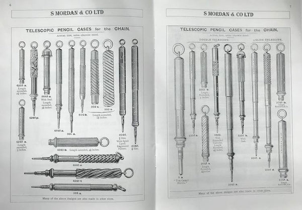 Sampson Mordan 1898 Catalogue