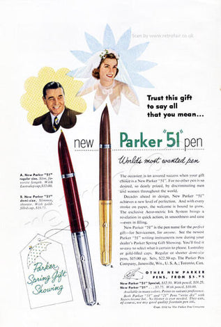 Parker &#39;51&#39; Vacumatic Parts