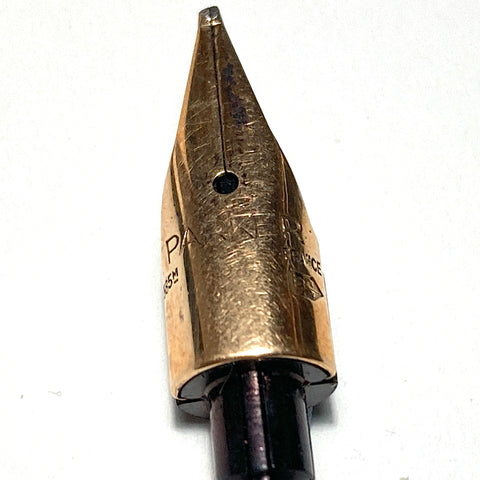 Parker 75 Nib 585 FRENCH BROAD OBLIQUE (B OR)