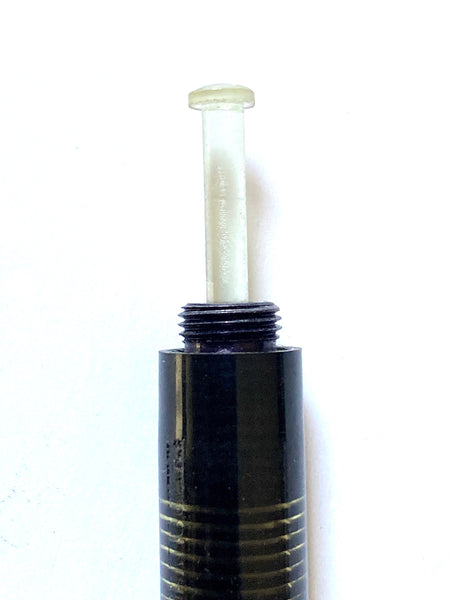 Parker Vacumatic LAMINATED BLACK Barrel, Cap,and End Cap For Demi Size USA