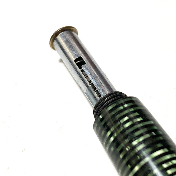 Parker Vacumatic EMERALD PEARL Barrel and LOCKDOWN PUMP SLENDER CANADA