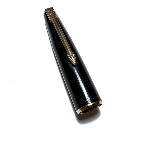 Parker 45 Deluxe Cap Gold Coloured Trim BLACK