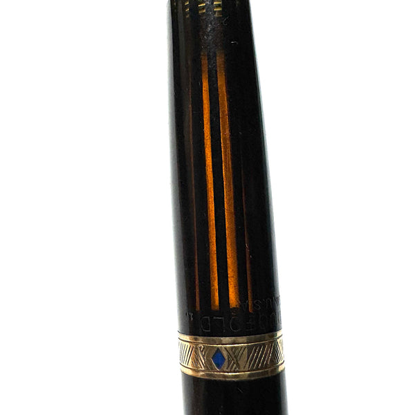 Parker Vacumatic DESK PEN BLUE DIAMOND BARREL C 1938