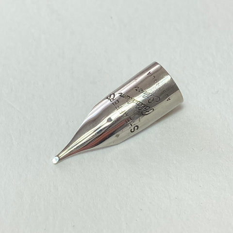 Sheaffer Snorkel TM PALLADIUM SILVER Nib 'Fine to Medium'. Australia