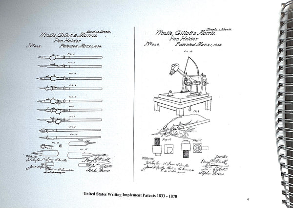 Early American Writing Implement Patents 1833 - 1870  J C Loring