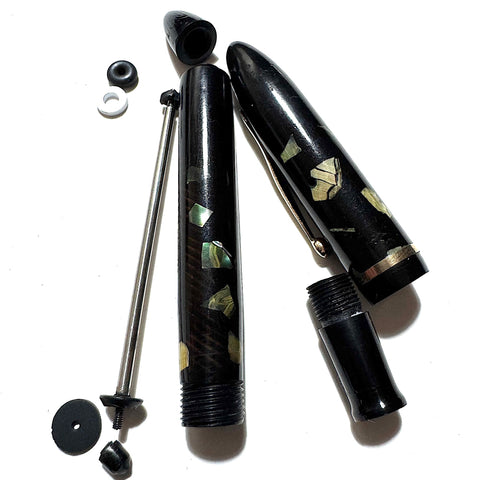Sheaffer Vac/Plunge fill ABALONE 350 Model Size