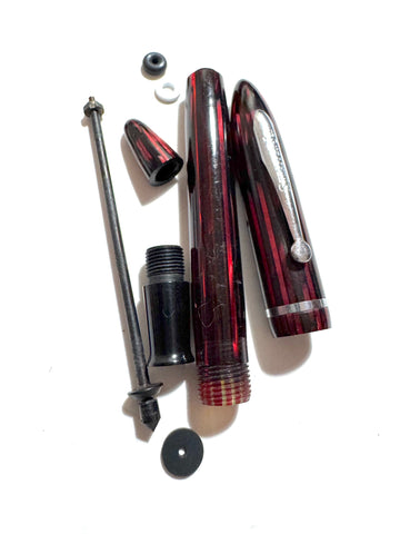 Sheaffer Vac/Plunge fill 350 LADY Model Rose Glow Striated