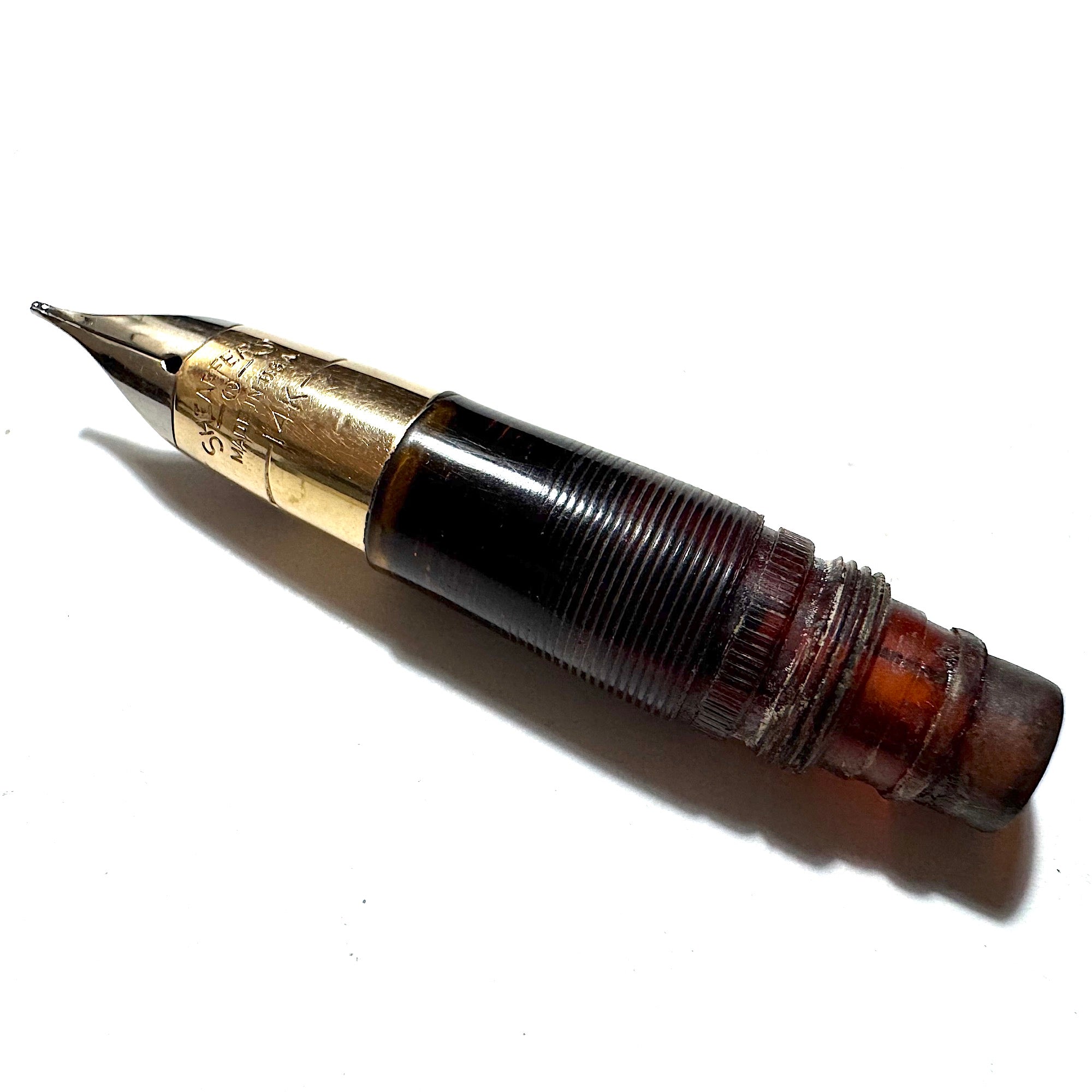 Sheaffer 1st YEAR Touchdown Triumph Nib Section and 14k Nib