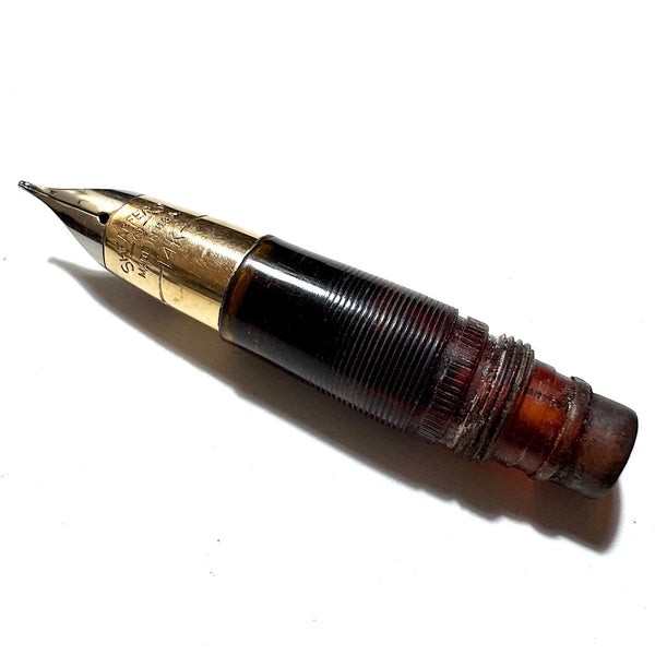 Sheaffer 1st YEAR Touchdown Triumph Nib Section and 14k Nib