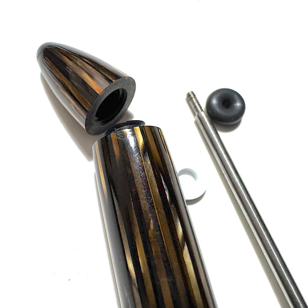 Sheaffer Vac/Plunge fill Barrel, End Cap and Plunger Rod 1250 Model Golden Brown