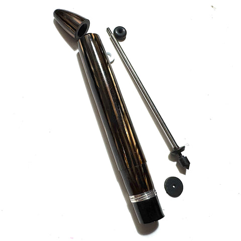 Sheaffer Vac/Plunge fill Barrel, End Cap and Plunger Rod 1250 Model Golden Brown