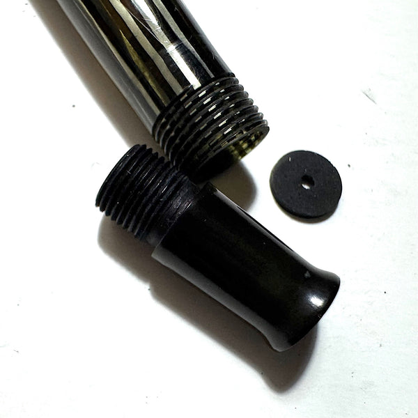 Sheaffer Vac/Plunge fill Barrel and End Cap and Section 350 Long Model. Grey Pearl.
