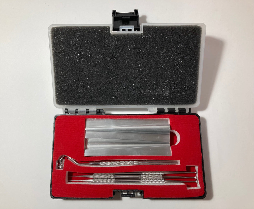 New POLISHED STEEL Nib Repair / Burnishing Block with Tools Standard S