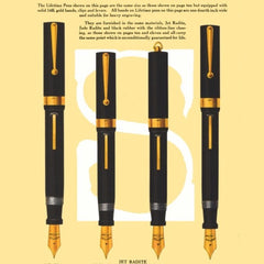 Sheaffer Flat End Hard Rubber