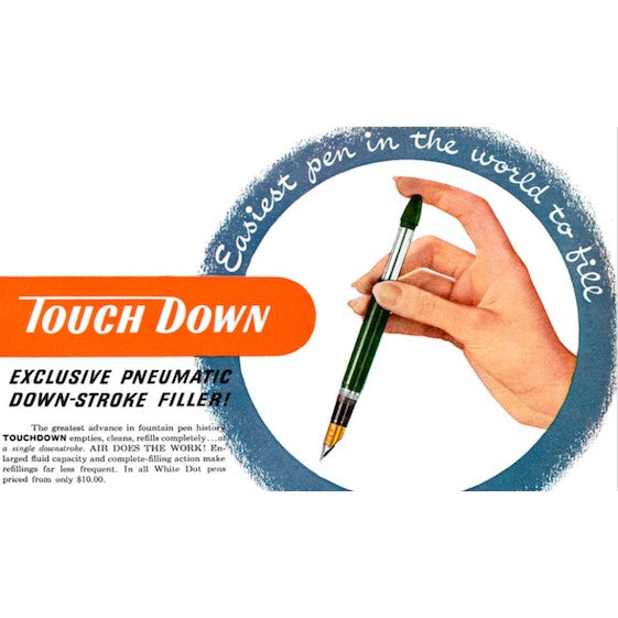 Sheaffer Touchdown Sacs and Parts